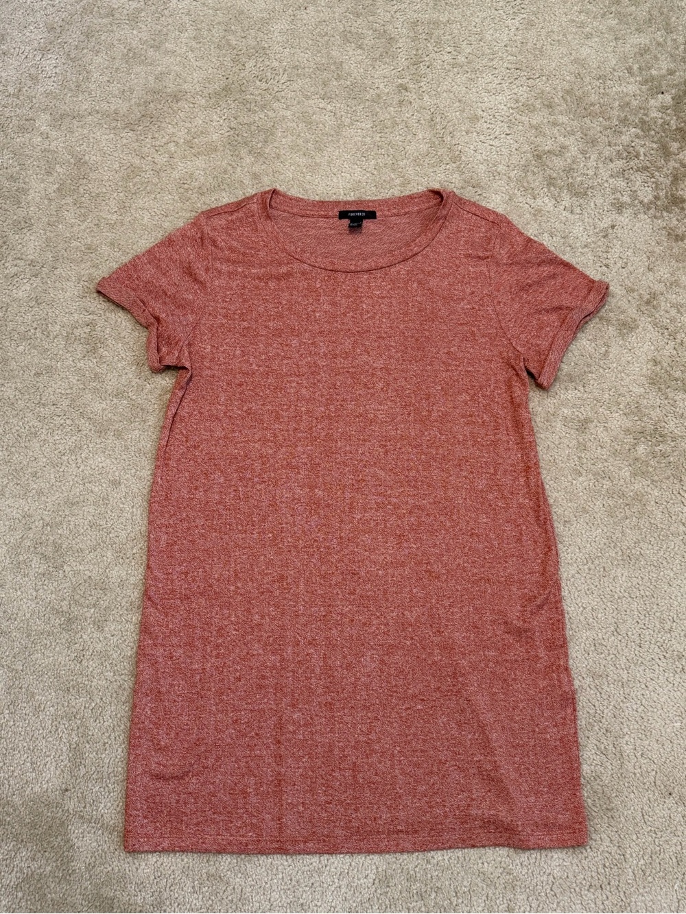 Forever 21 Short Sleeve Tee Shirt Short Dress